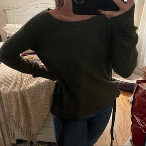 Green sweater